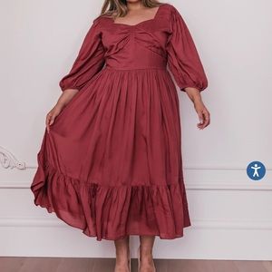 JessaKae Freshly Picked dress in red pear 3X NWT
